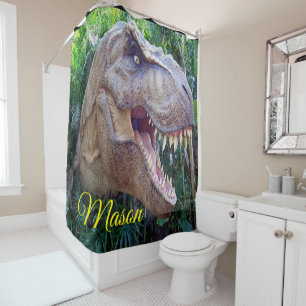 Ducha Niños de Dinosaurio Shower Cortina Mason