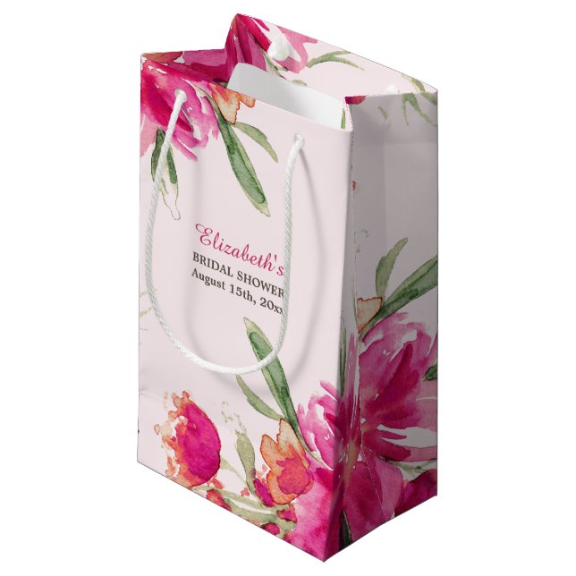 Ducha nupcial Gracias Hostales Bolsas De Regalo (Angulo Anverso)