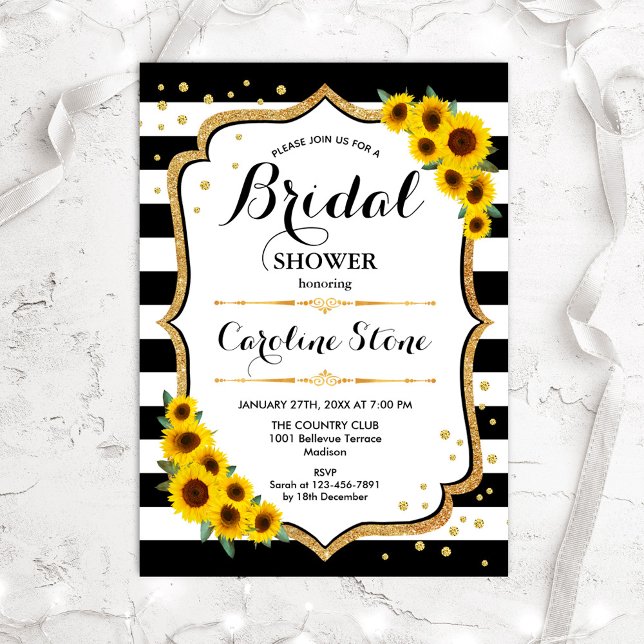 Ducha nupcial - Invitación a los girasoles de fran (Subido por el creador)