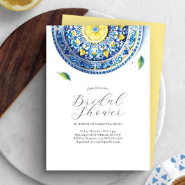 Ducha nupcial Invitaciones Costa Amalfitana Tema