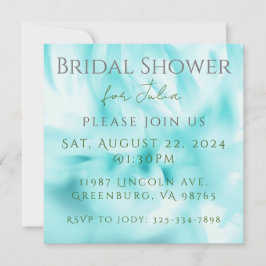 Ducha nupcial o invitación a Personalizable de eve