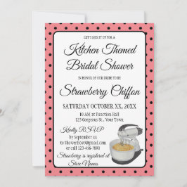 Ducha nupcial Vintage Polka Dots Bows PInk