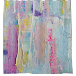 Ducha Paleta abstracta Cuchillo de pintura Cortina de du