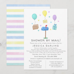 Ducha por correo Curte Invitación Baby Shower