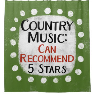 Ducha Reseña de música country 5 estrellas cortina de du