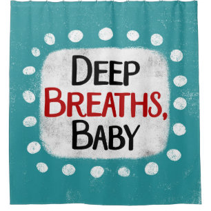 Ducha Respiraciones profundas, cortina de Baby Shower