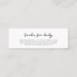 Ducha simple para bebé Libros para tarjeta para be