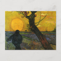 Ducha Van Gogh Con Postal De Sol De Ajuste