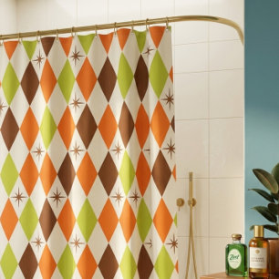 Ducha Vibraciones de mediados de siglo – Cortina de duch