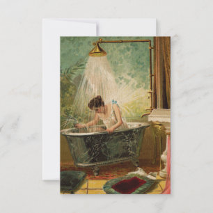 Duchar la invitación a la novia