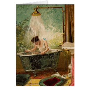 Duchar la tarjeta doblada de novia