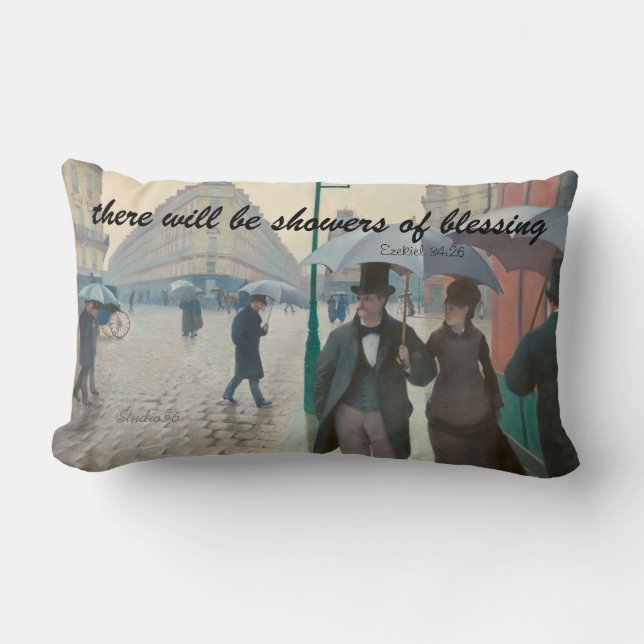 Duchas de la bendición, almohada del Lumbar del (Anverso)