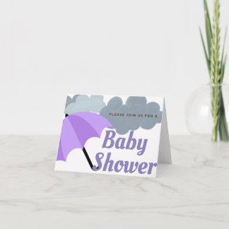 Duchas de lluvia Bebé Ducha Invitaciones
