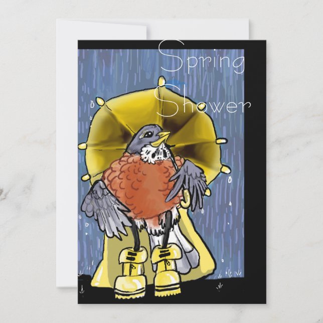 ¡Duchas de primavera! Invitaciones (Anverso)