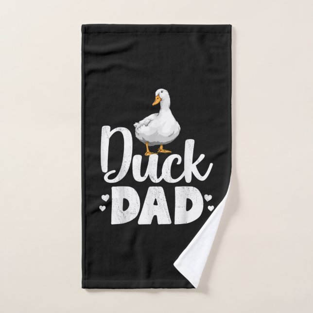 Duck Dad Divertidos Ducklings Granjeros Regalos (Toalla de mano)