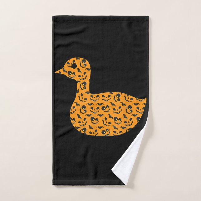 Duck Easy Halloween Outfit Mallard Dipper Lazy (Toalla de mano)