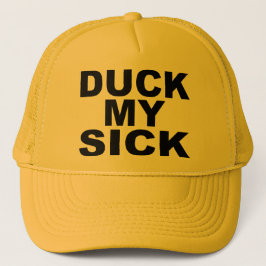 DUCK MI HUMOR ENFERMO DEL SPOONERISM DEL GORRA