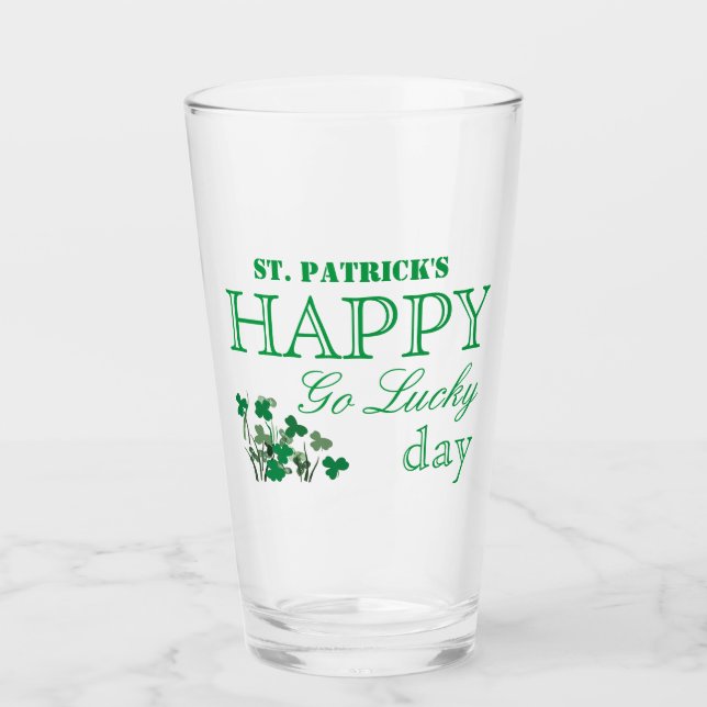 Duck Shamrock Happy Go Lucky St Patrick's Day (Anverso)