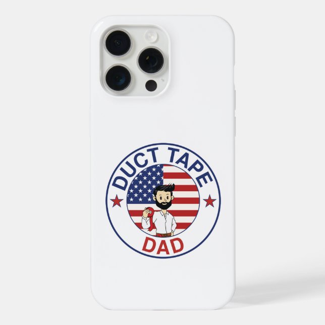 Duct Tape Dad - Funda para iPhone (Reverso )