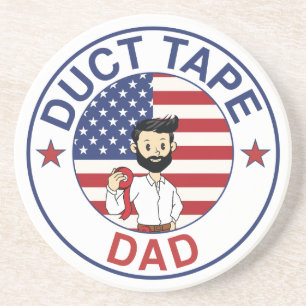 Duct Tape Dad - Posavasos