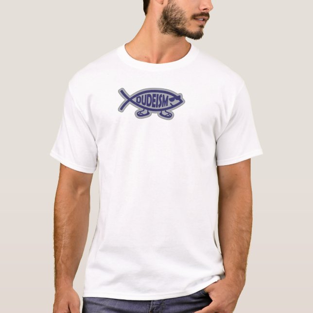 Dudeísmo, camiseta de Dudefish (Anverso)
