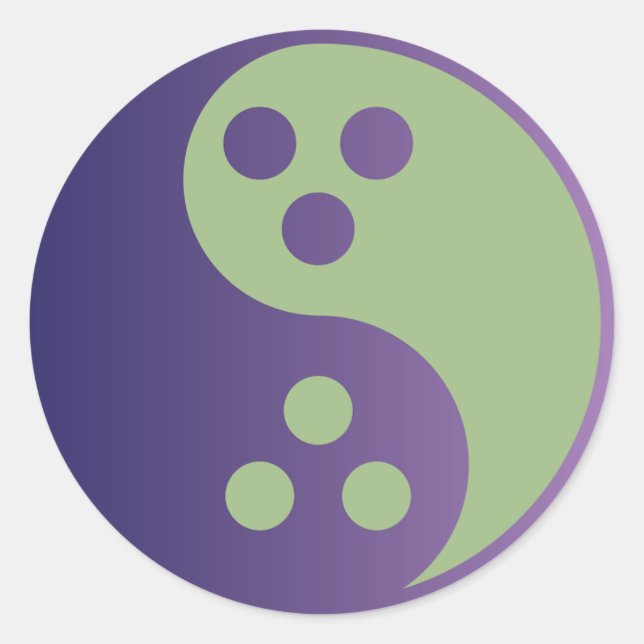 Dudeismo Pegatina redondo grande (Anverso)