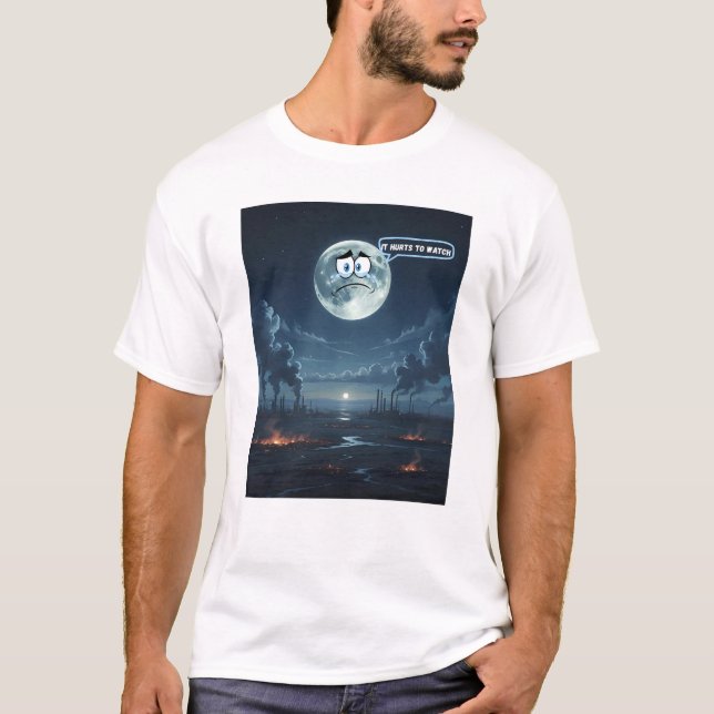 Duele Ver - Si La Luna Pudiera Hablar De Camiseta (Anverso)