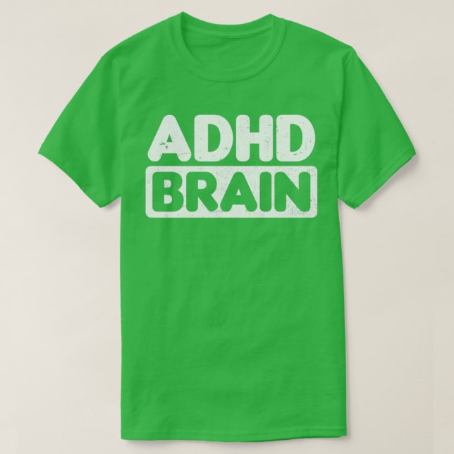 Duelo para el cerebro de la camiseta ADHD 2 (Diseño del anverso)