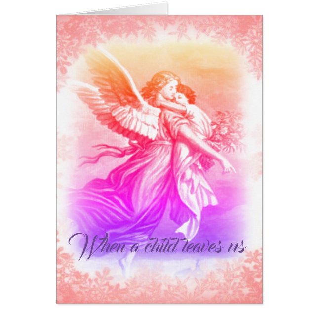 Duelo por un niño, muerte de un niño (Frente)