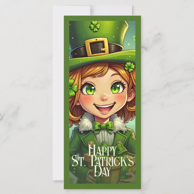 Duende alegre - Día de San Patricio Suerte (Anverso)