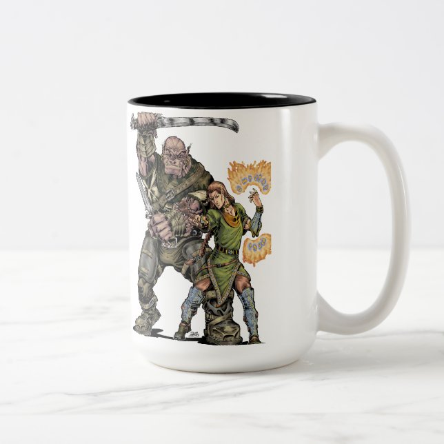 Duende de la fantasía y taza del ogro (Derecha)