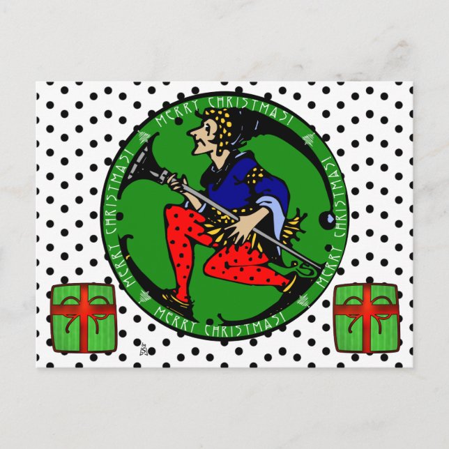 Duende del navidad de Maxfield Parrish-y (Anverso)