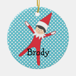 Duende en el ornamento personalizado