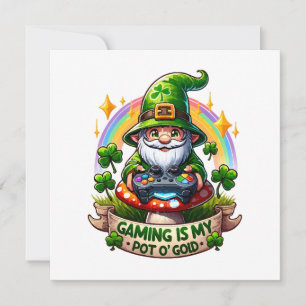 Duende jugador del día de San Patricio