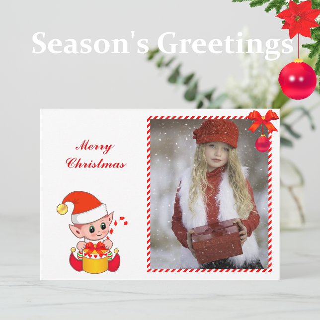 Duende moderno de Navidad y foto personalizada (Subido por el creador)