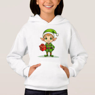 Duende Navideño Adorable con Regalo – Sudadera Nav