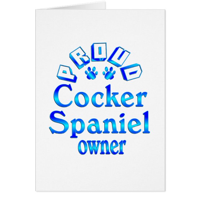 Dueño de cocker spaniel (Frente)