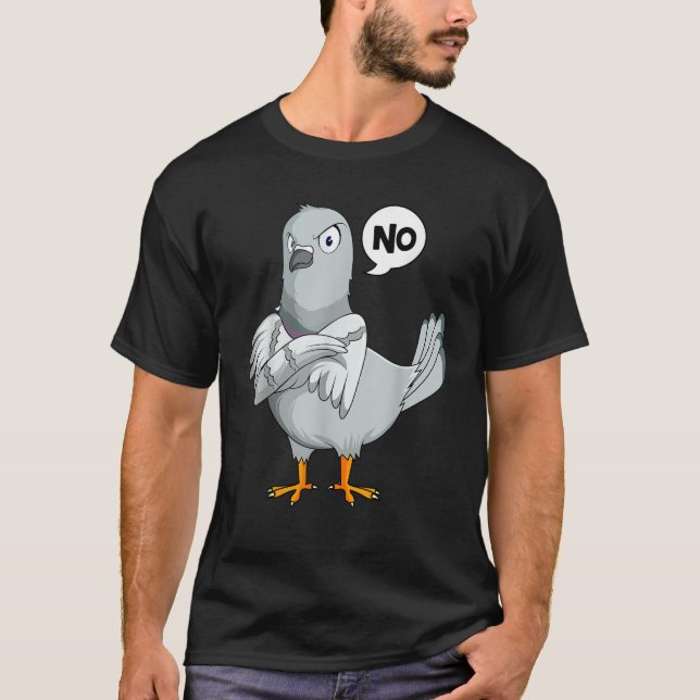 Dueño De Paloma Hombres Niños Palomas Camiseta (Anverso)
