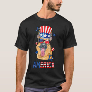 Dueño de perro pastor alemán de América camiseta 4