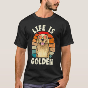 Dueño Dorado de Camiseta Golden Retriever La Vida 