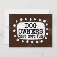Dueños de perros tienen más tarjeta de saludo dive