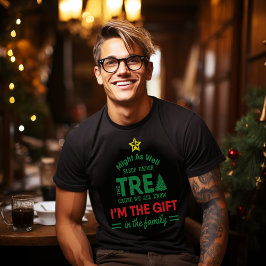 Duerme bajo el árbol soy Navidades de camisetas de