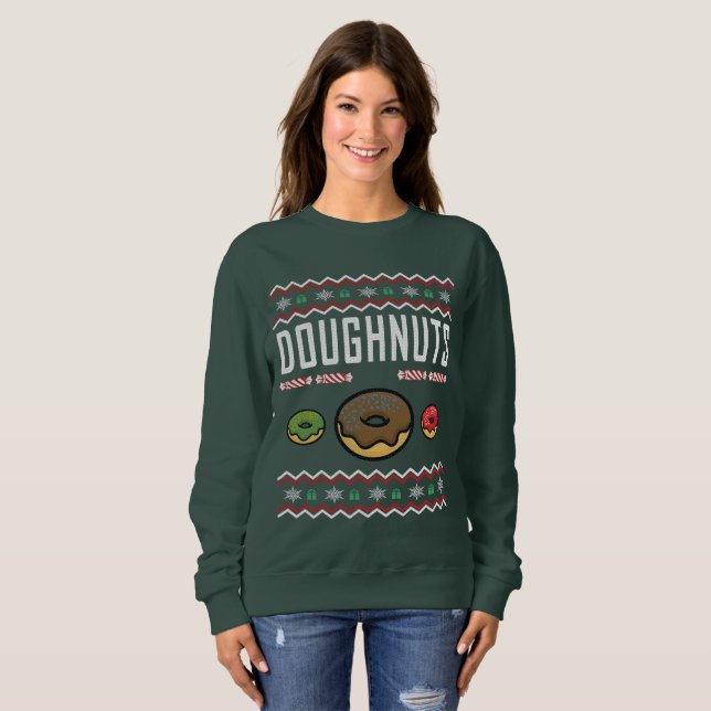 Dughnut Navidades feos Sweater (Anverso completo)