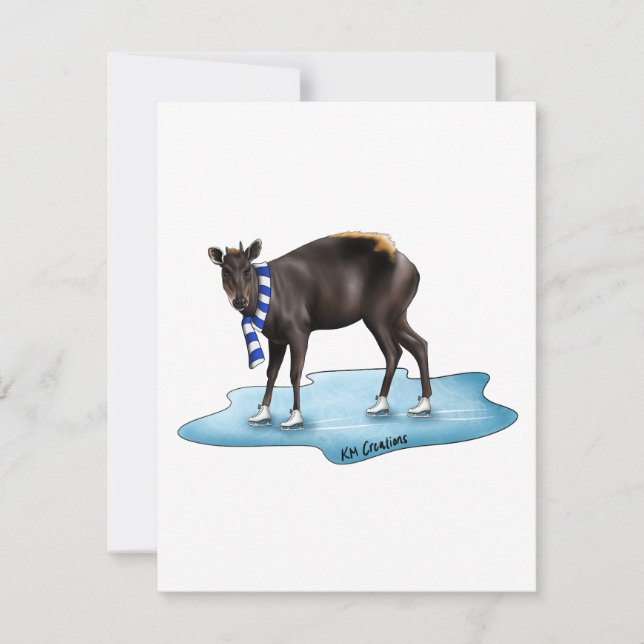 Duiker - tarjeta de vacaciones (Anverso)