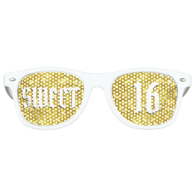 DULCE 16 chispas retro / Gafas de sol Fiesta diver (Anverso)