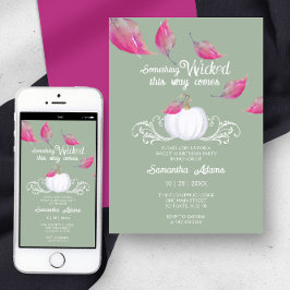 Dulce 16 de octubre Invitaciones de cumpleaños