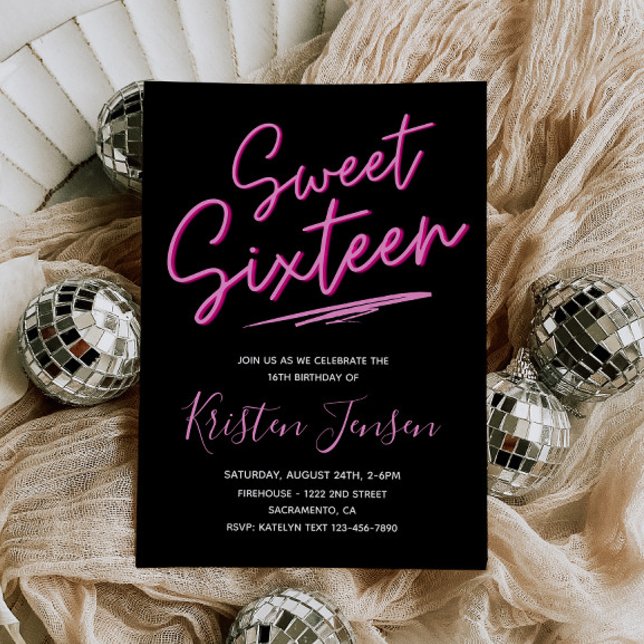 Dulce 16 Invitación | 16.ª invitación de cumpleaño (Subido por el creador)
