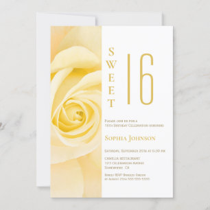 Dulce 16 Invitación a la fiesta de cumpleaños de l