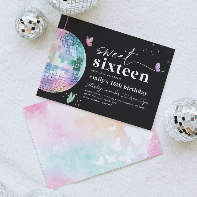 Dulce 16 Invitación de cumpleaños (Subido por el creador)