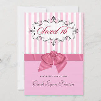 Dulce 16 - Invitaciones personalizadas a la fiesta